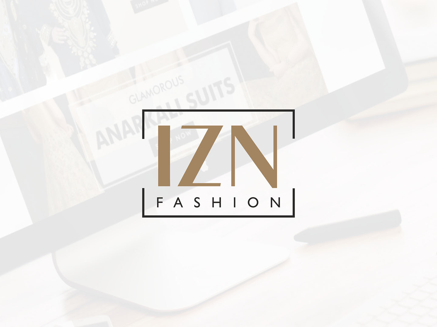 Logo design for izn fashion brand