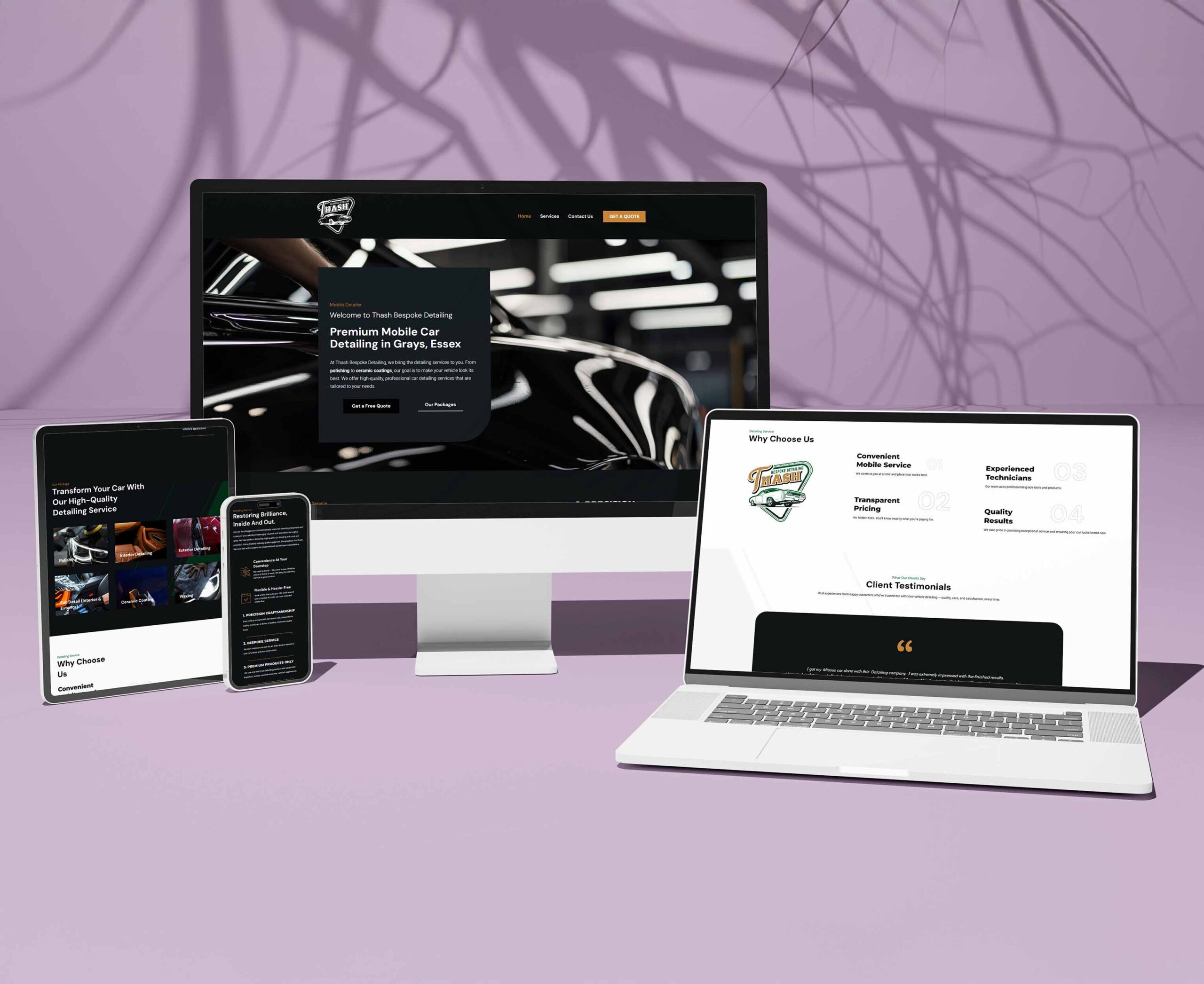 Thash Bespoke Detailing Website Thash Bespoke Detailing Website
