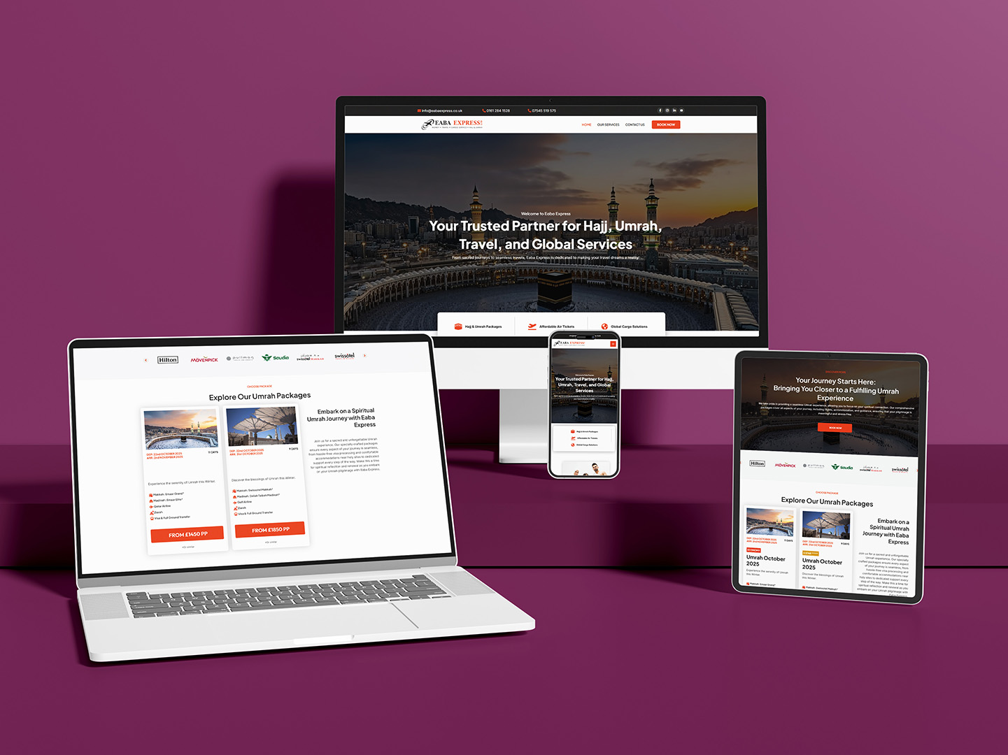 Eaba Express Website Design Eaba Express website design