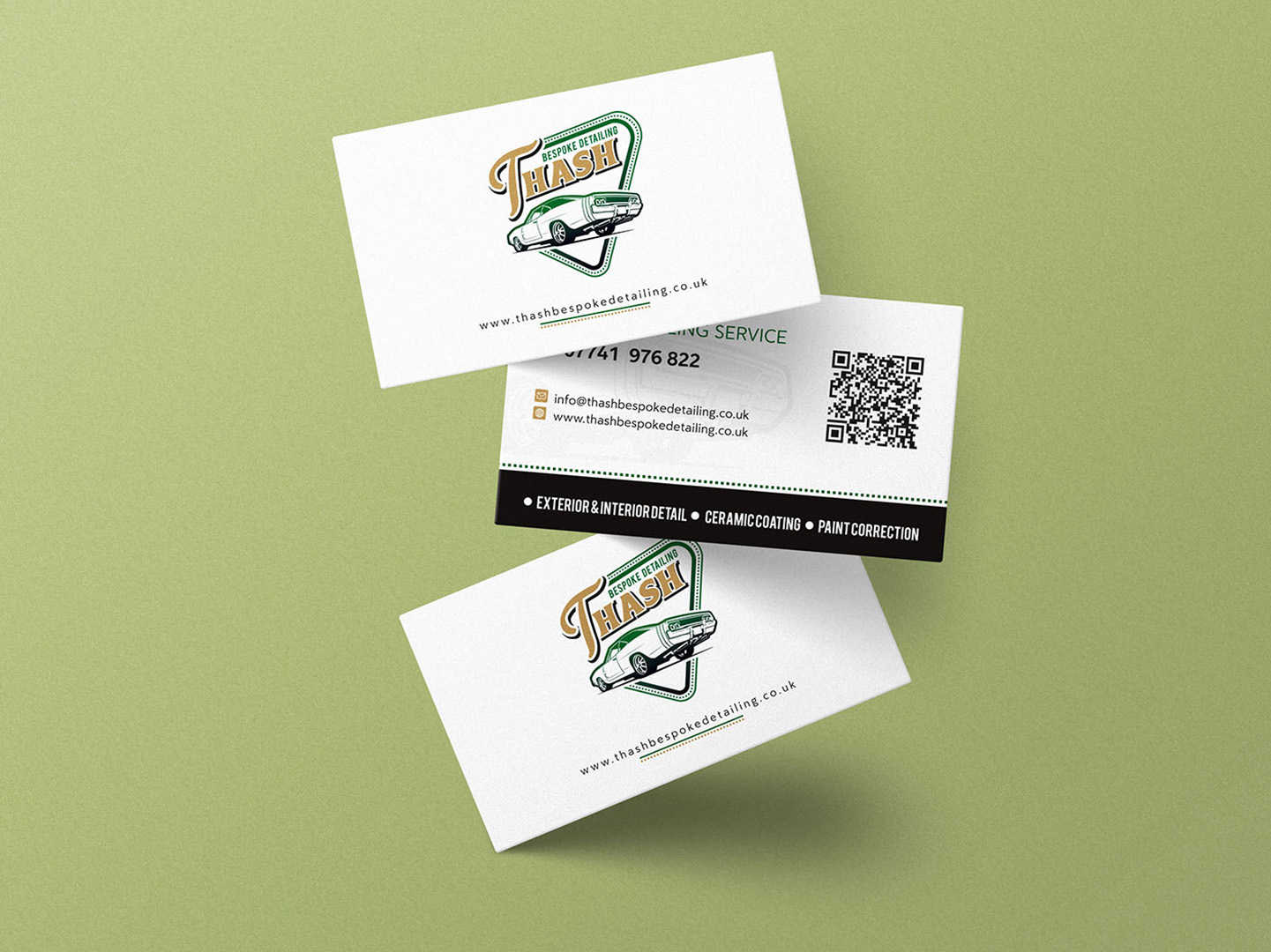 thash bespoke detailing Business Card