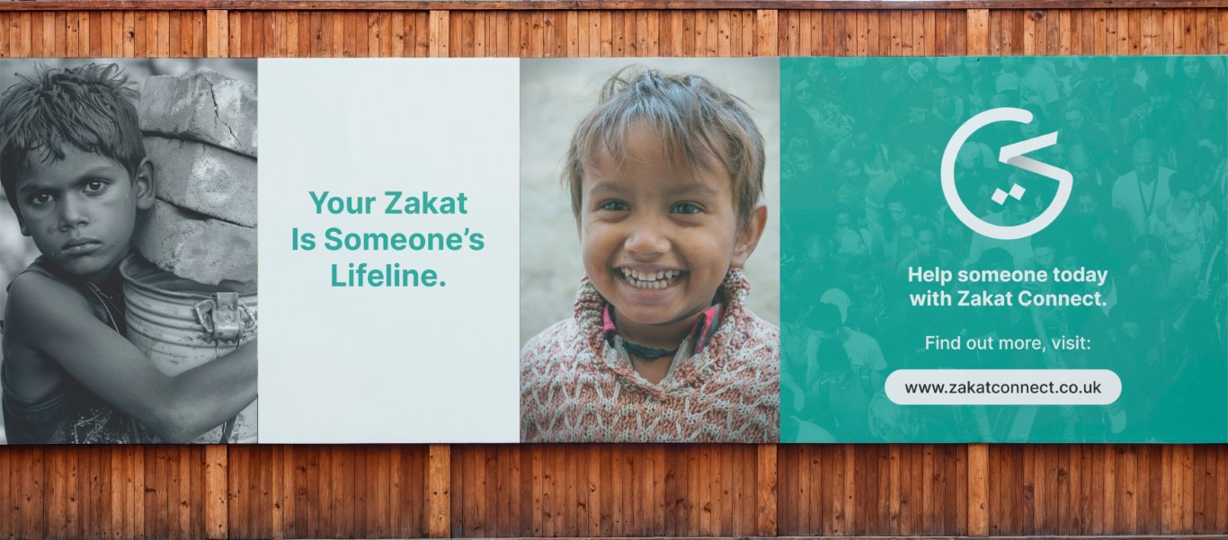 Zakat Connect Billboard Design